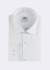 White - Navy Long Sleeve Shirt