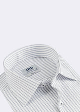White - Navy Long Sleeve Shirt