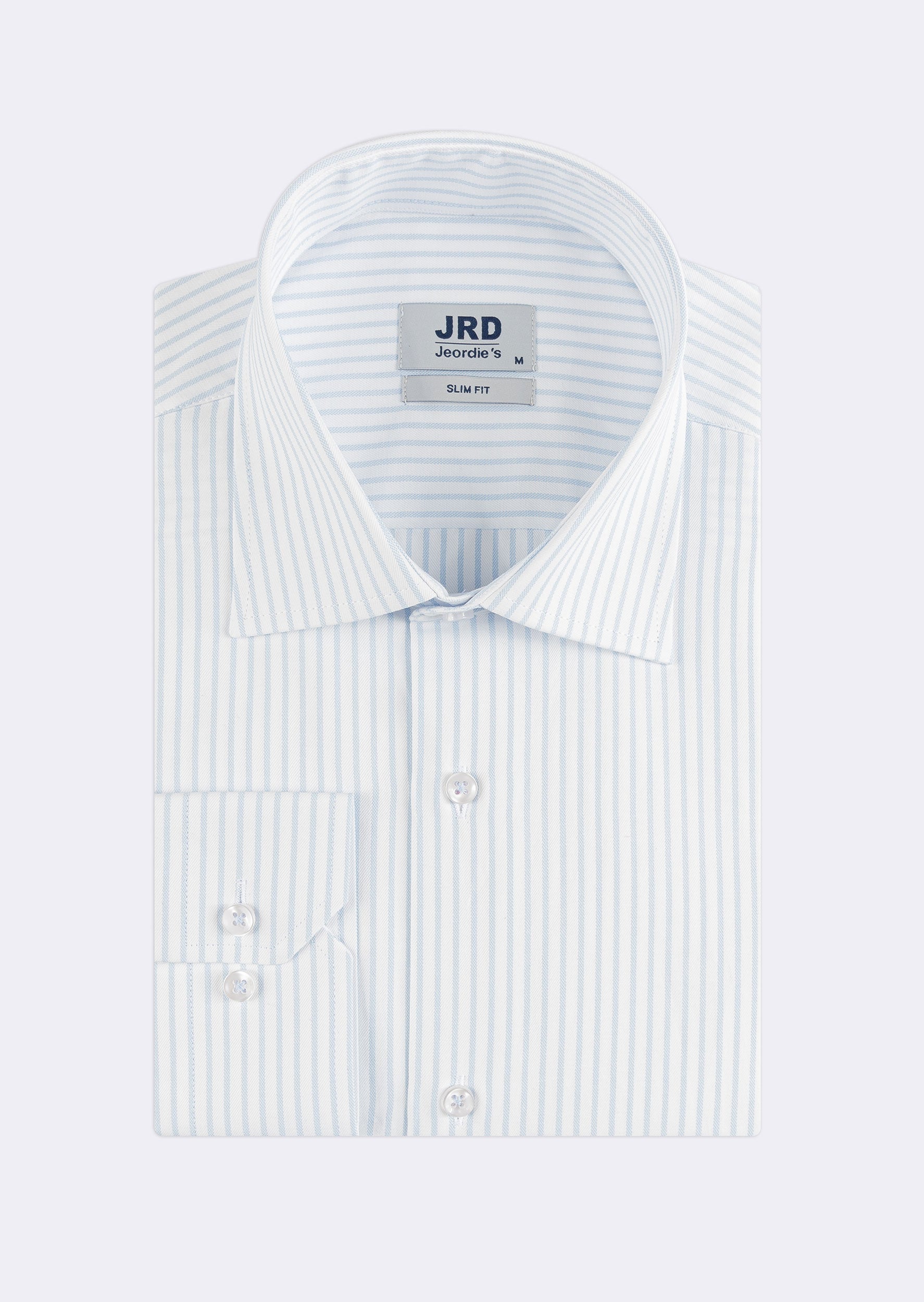 White - Blue Long Sleeve Shirt