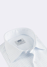 White - Blue Long Sleeve Shirt