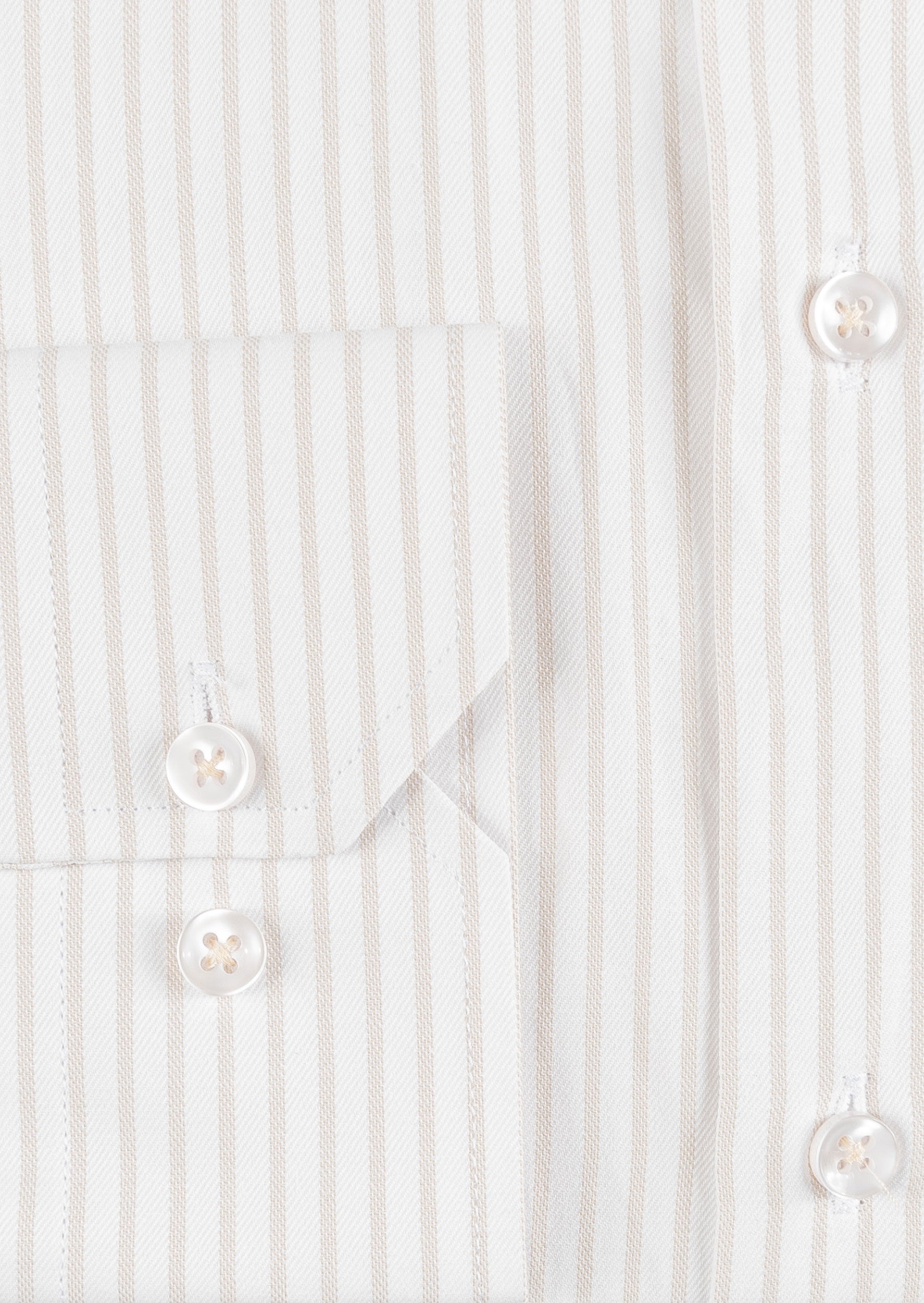 White - Beige Long Sleeve Shirt