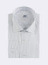 White - Navy Long Sleeve Shirt