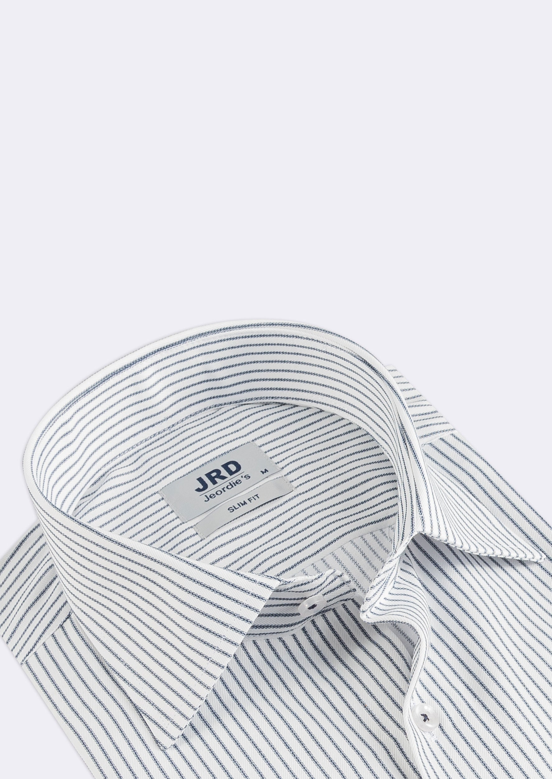 White - Navy Long Sleeve Shirt