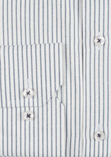 White - Navy Long Sleeve Shirt