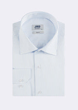 White - Blue Long Sleeve Shirt