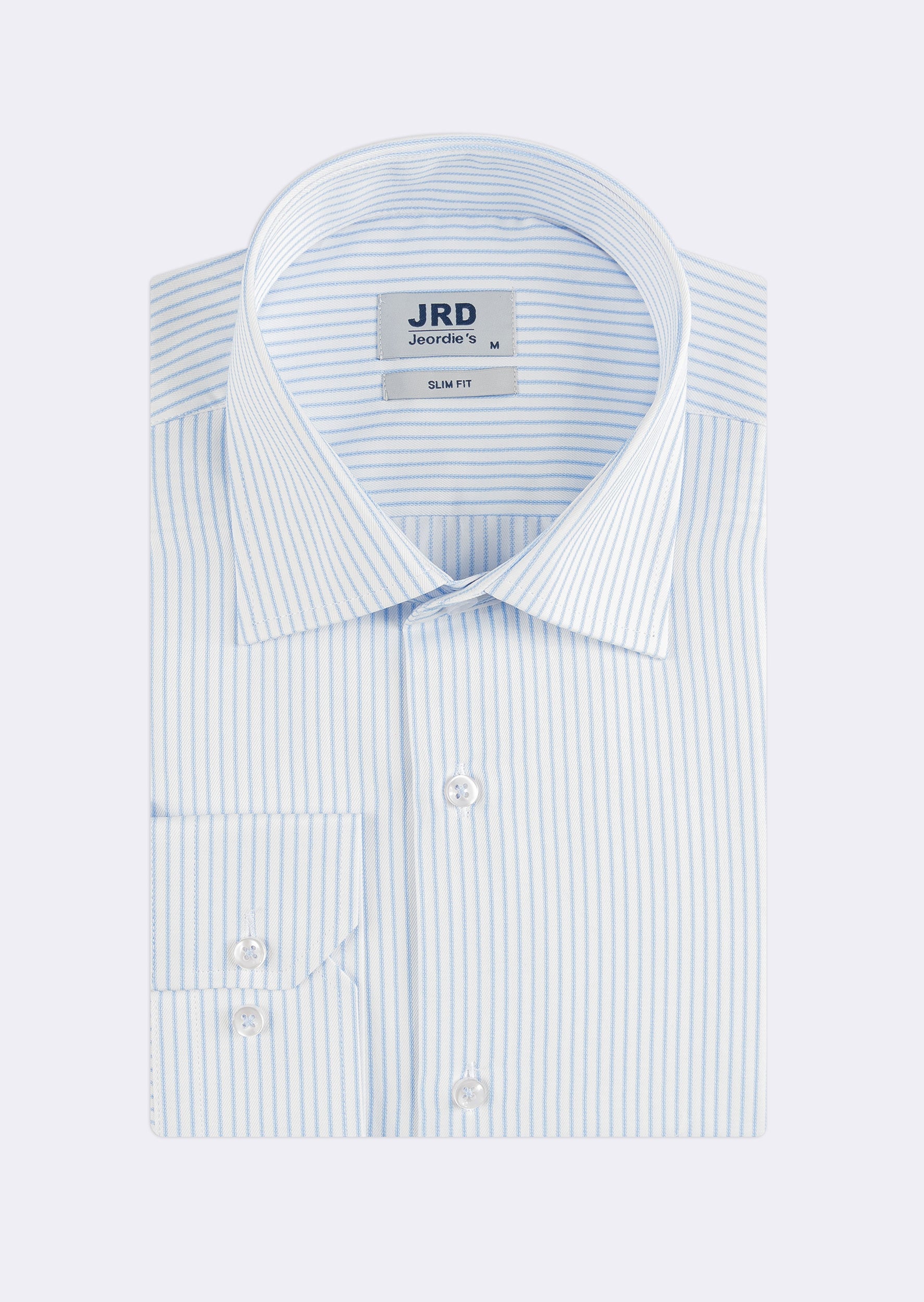 White - Blue Long Sleeve Shirt