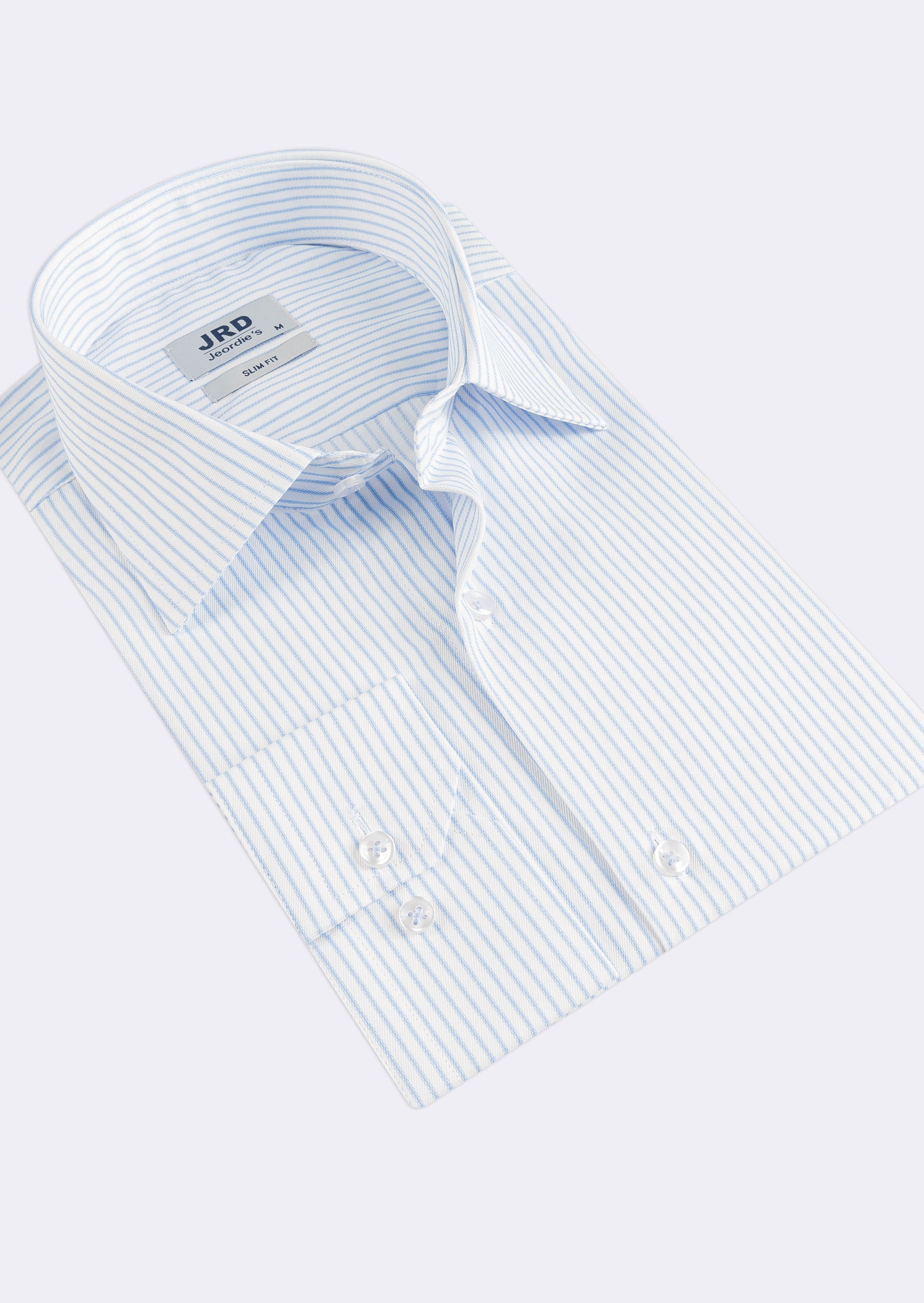 White - Blue Long Sleeve Shirt