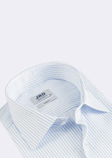 White - Blue Long Sleeve Shirt