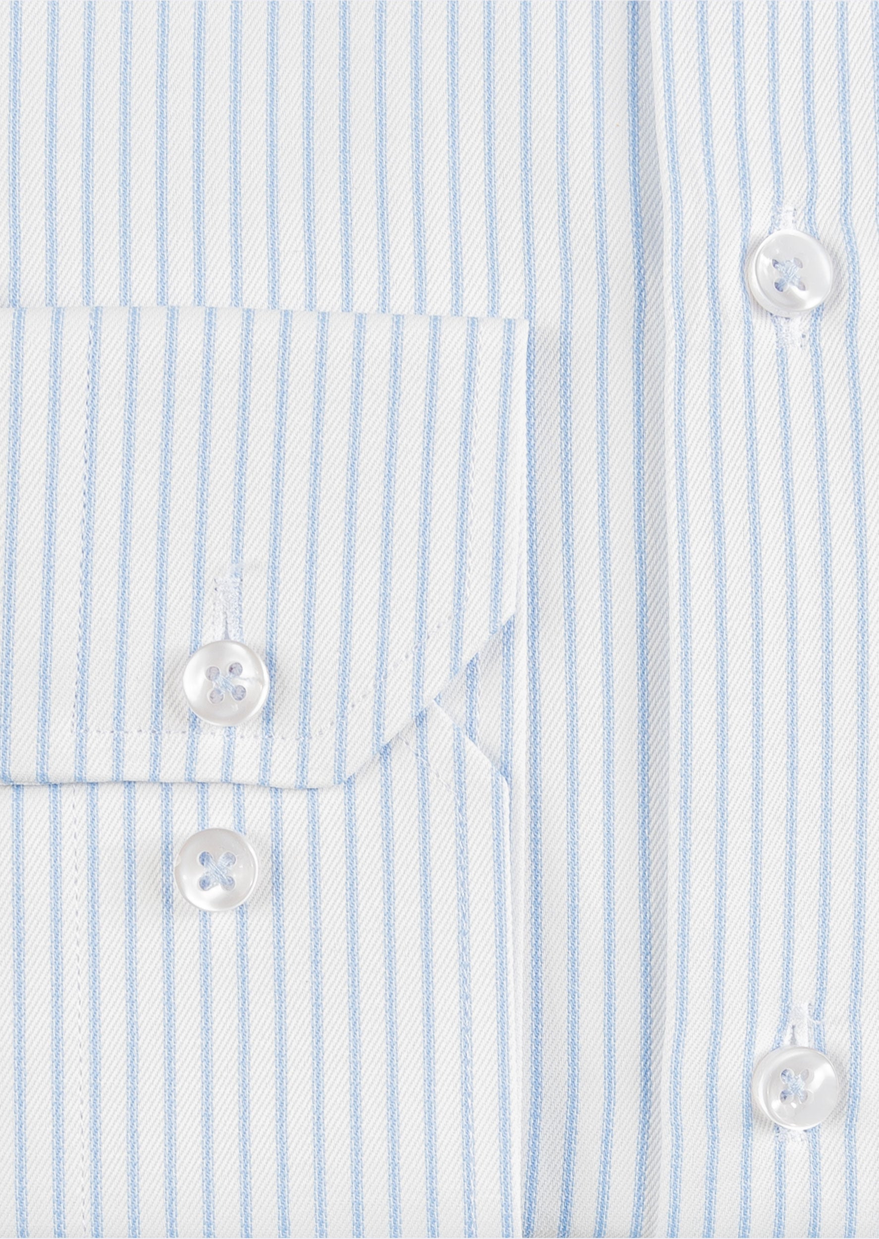 White - Blue Long Sleeve Shirt
