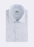 White - Sax Blue Long Sleeve Shirt