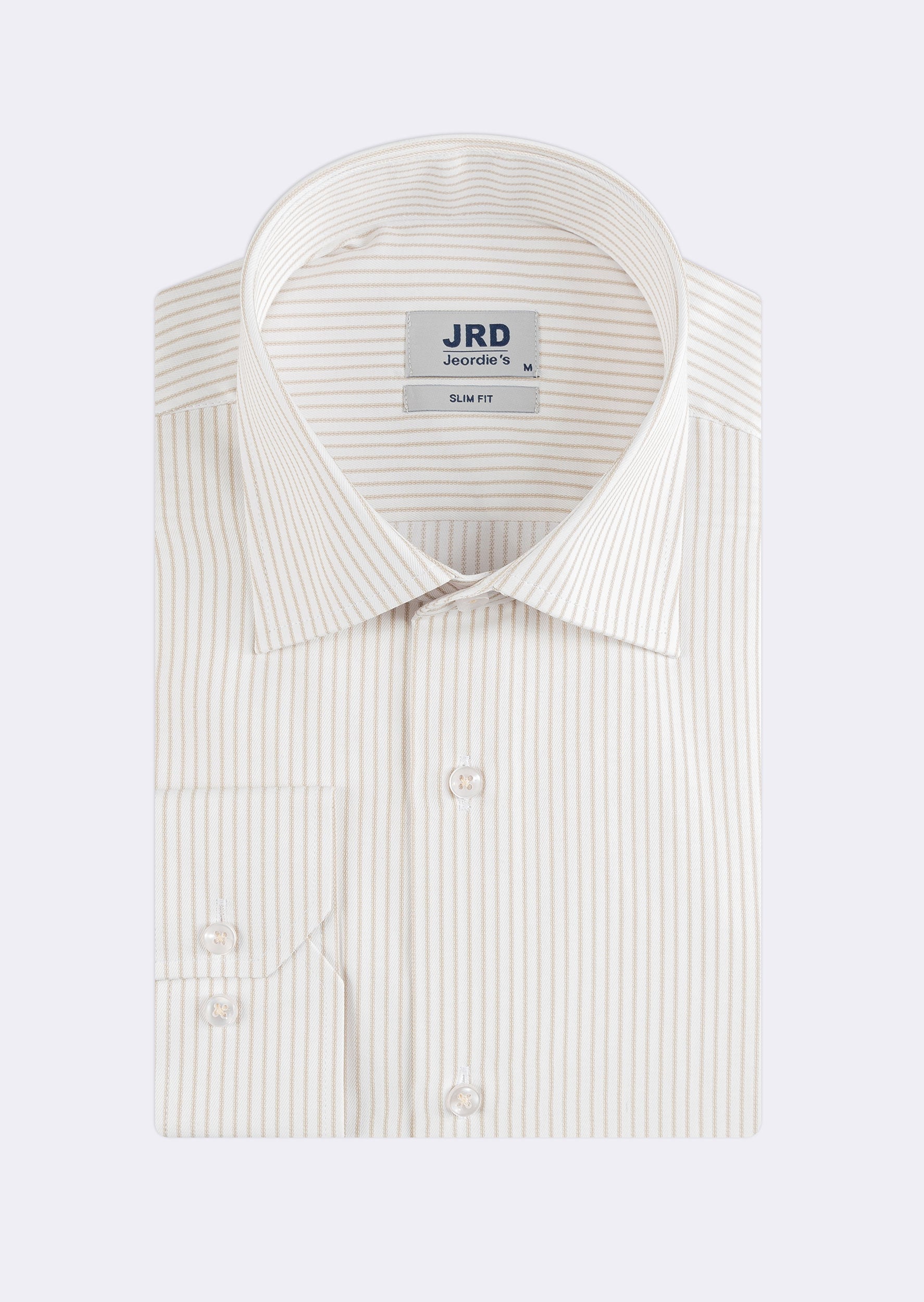 White - Beige Long Sleeve Shirt