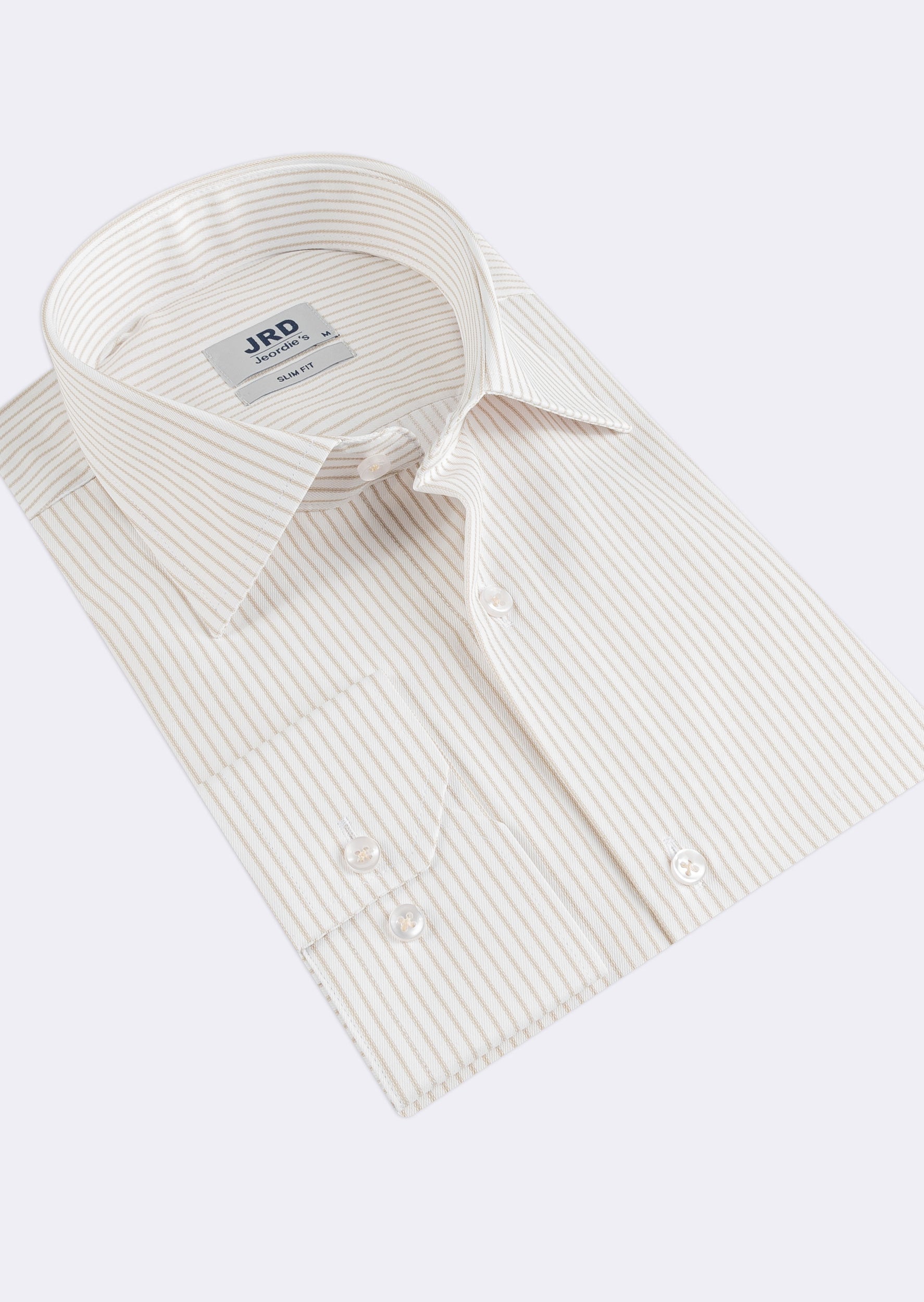 White - Beige Long Sleeve Shirt