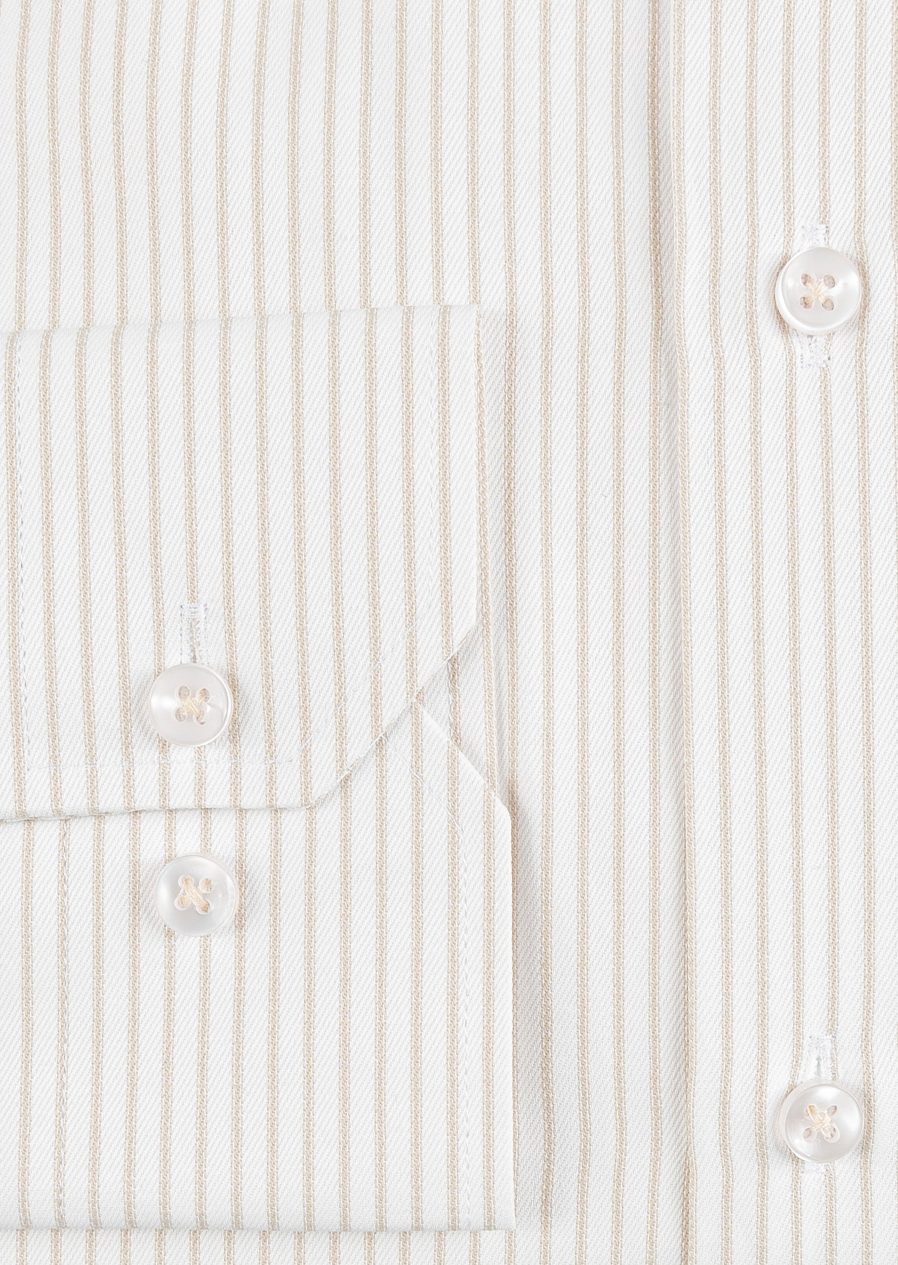 White - Beige Long Sleeve Shirt
