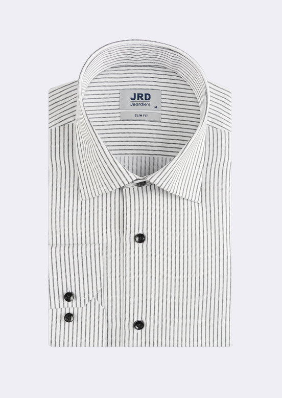 White - Black Long Sleeve Shirt