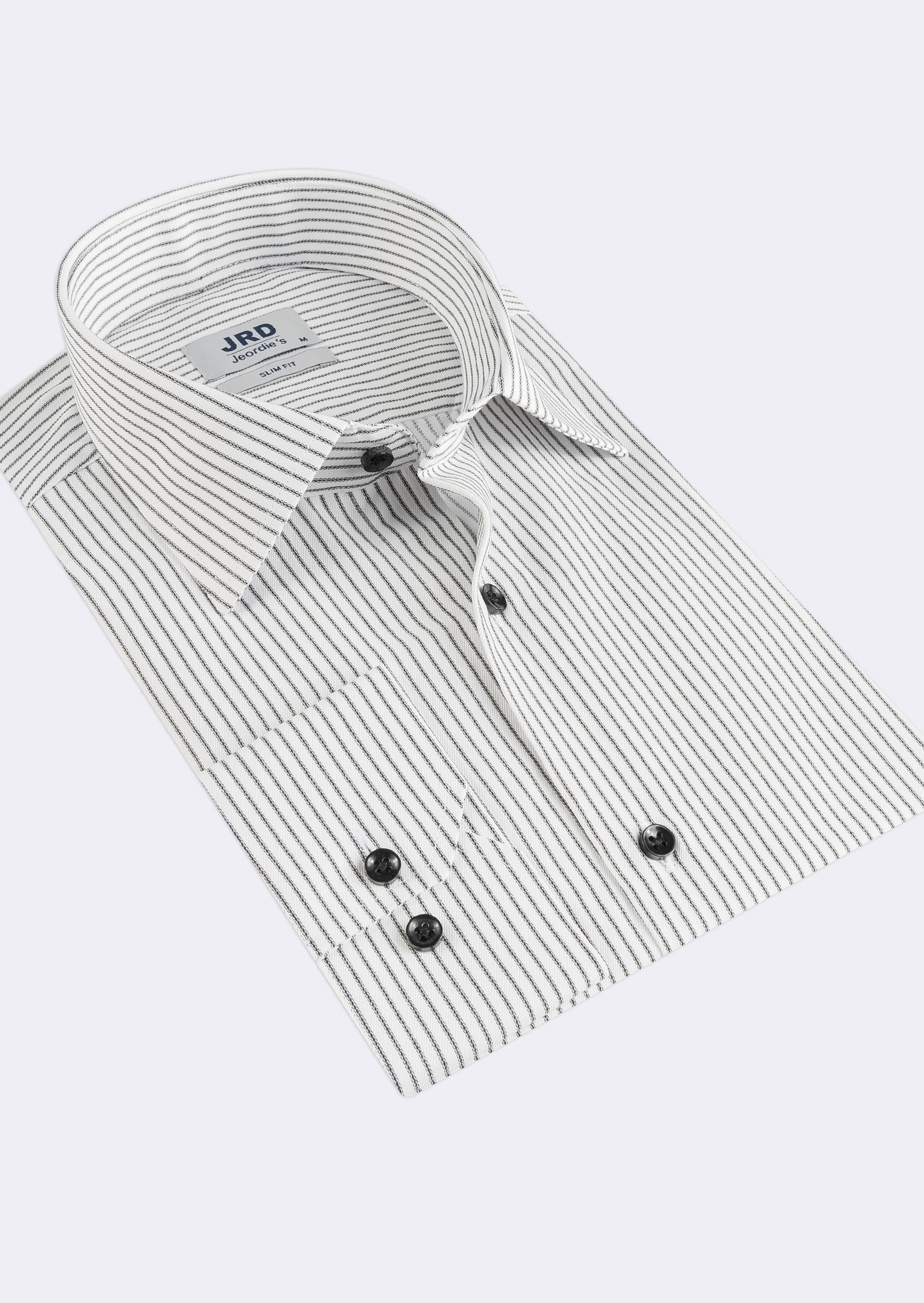 White - Black Long Sleeve Shirt