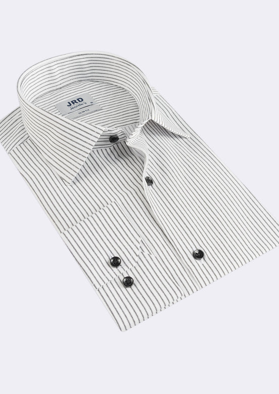 White - Black Long Sleeve Shirt