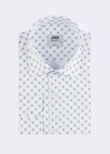 White - Navy Long Sleeve Shirt