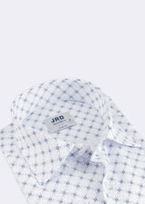 White - Navy Long Sleeve Shirt