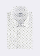 White - Green Long Sleeve Shirt
