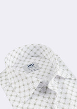 White - Green Long Sleeve Shirt