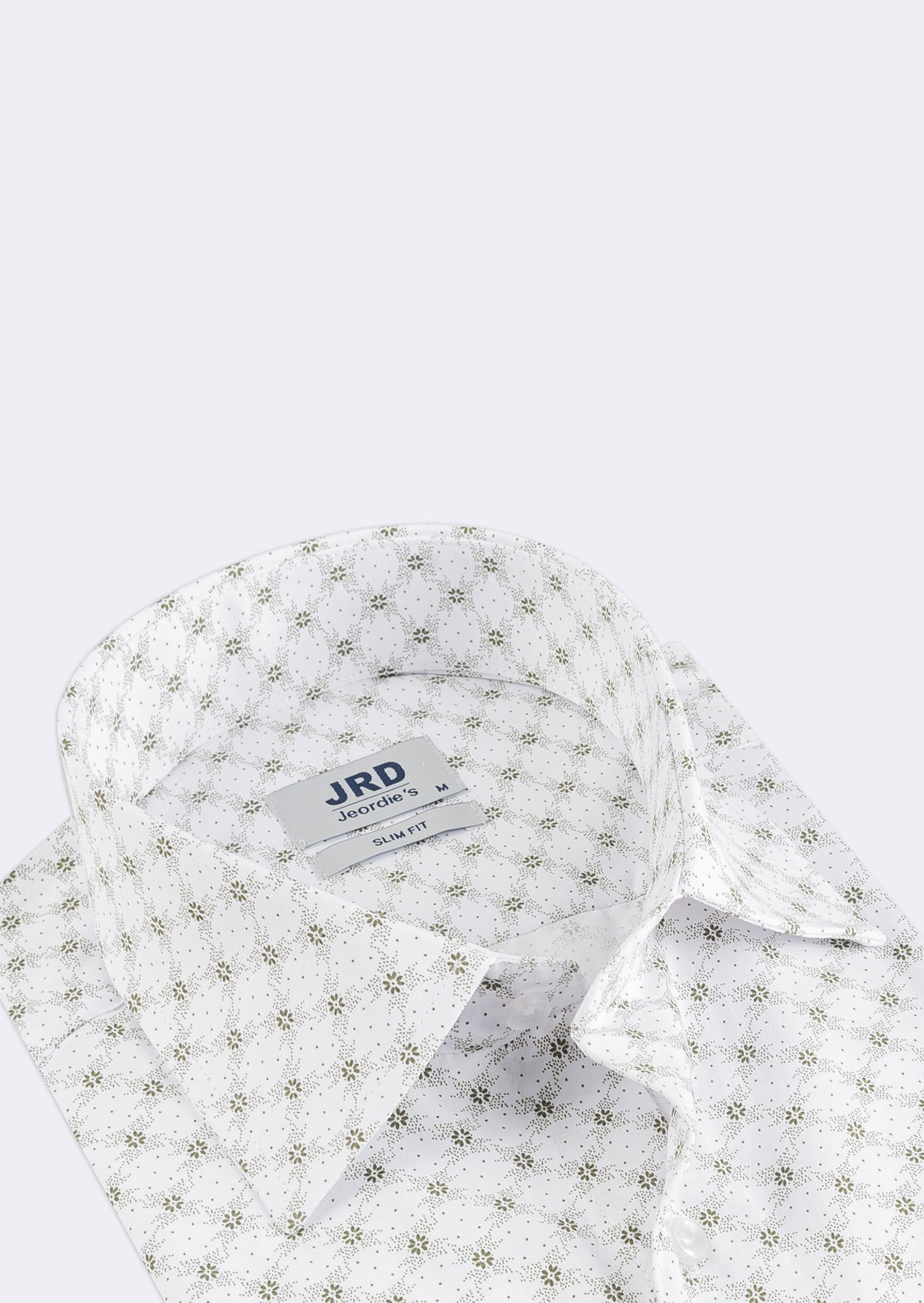 White - Green Long Sleeve Shirt