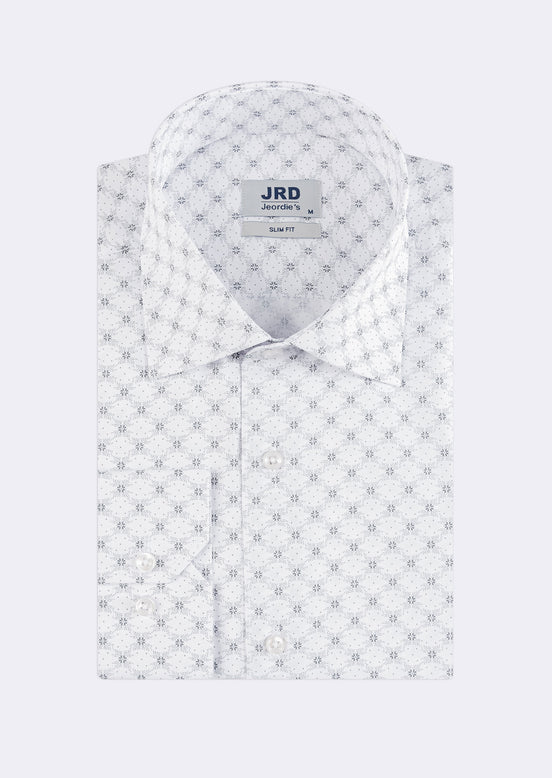 White - Grey Long Sleeve Shirt