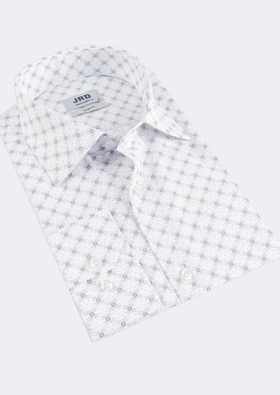 White - Grey Long Sleeve Shirt