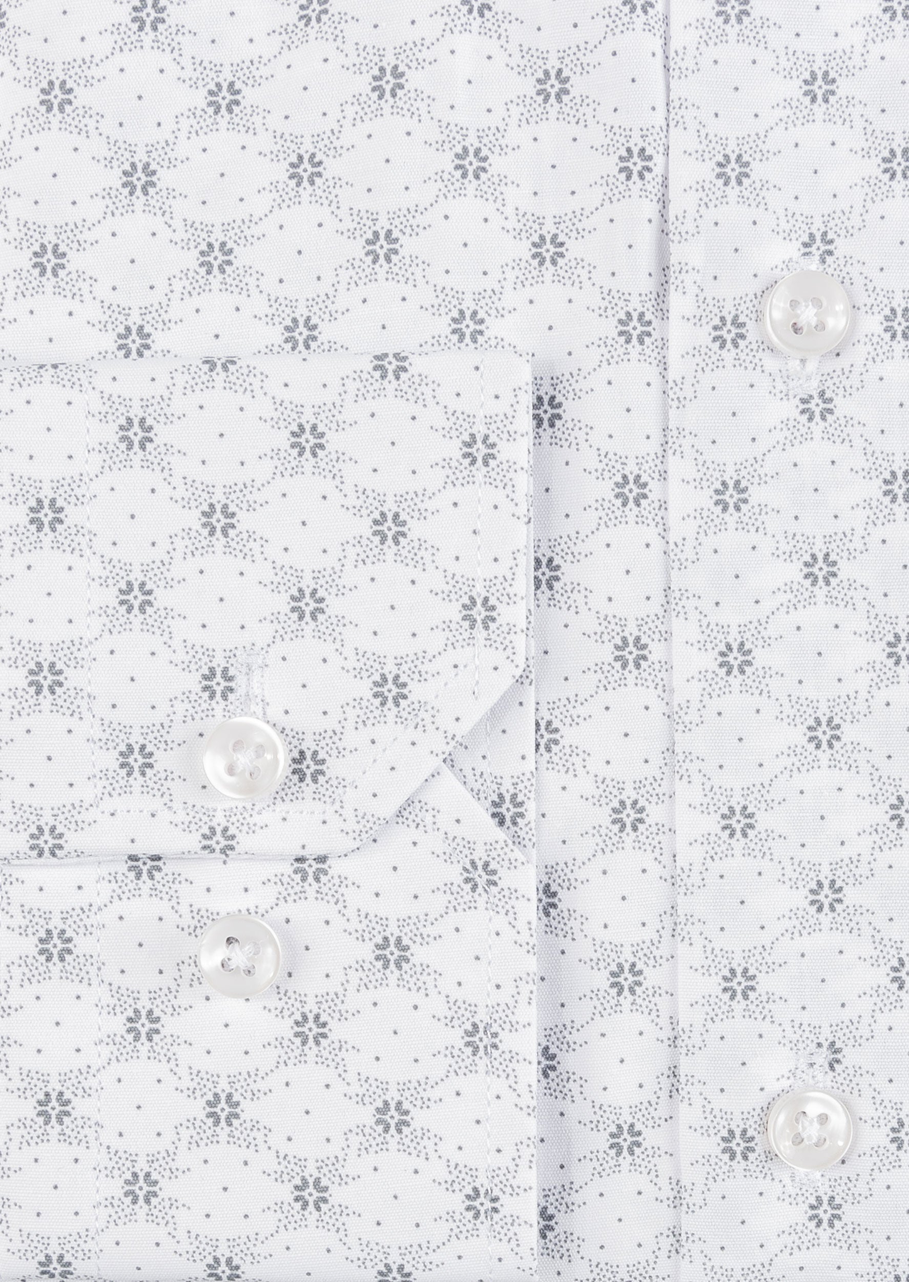 White - Grey Long Sleeve Shirt