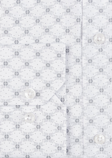 White - Grey Long Sleeve Shirt