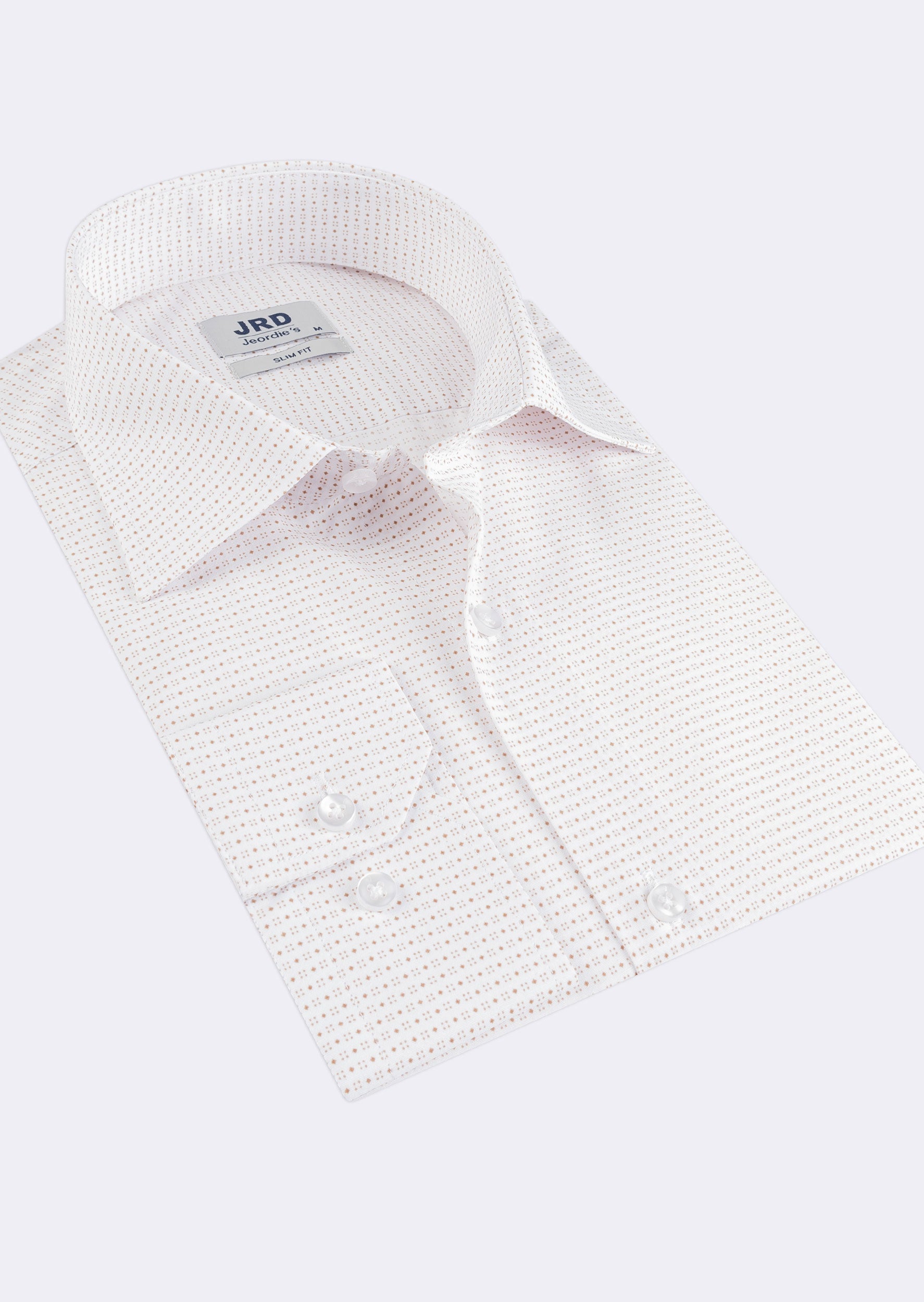 White - Beige Long Sleeve Shirt