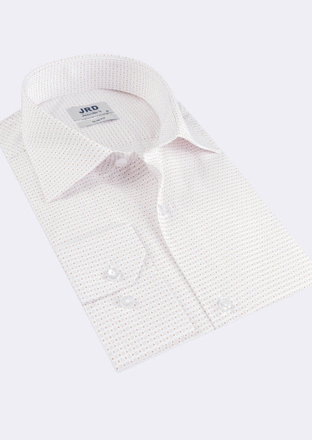 White - Beige Long Sleeve Shirt