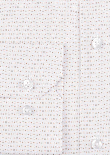 White - Beige Long Sleeve Shirt