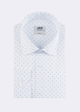 White - Navy Long Sleeve Shirt