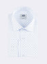 White - Sax Blue Long Sleeve Shirt