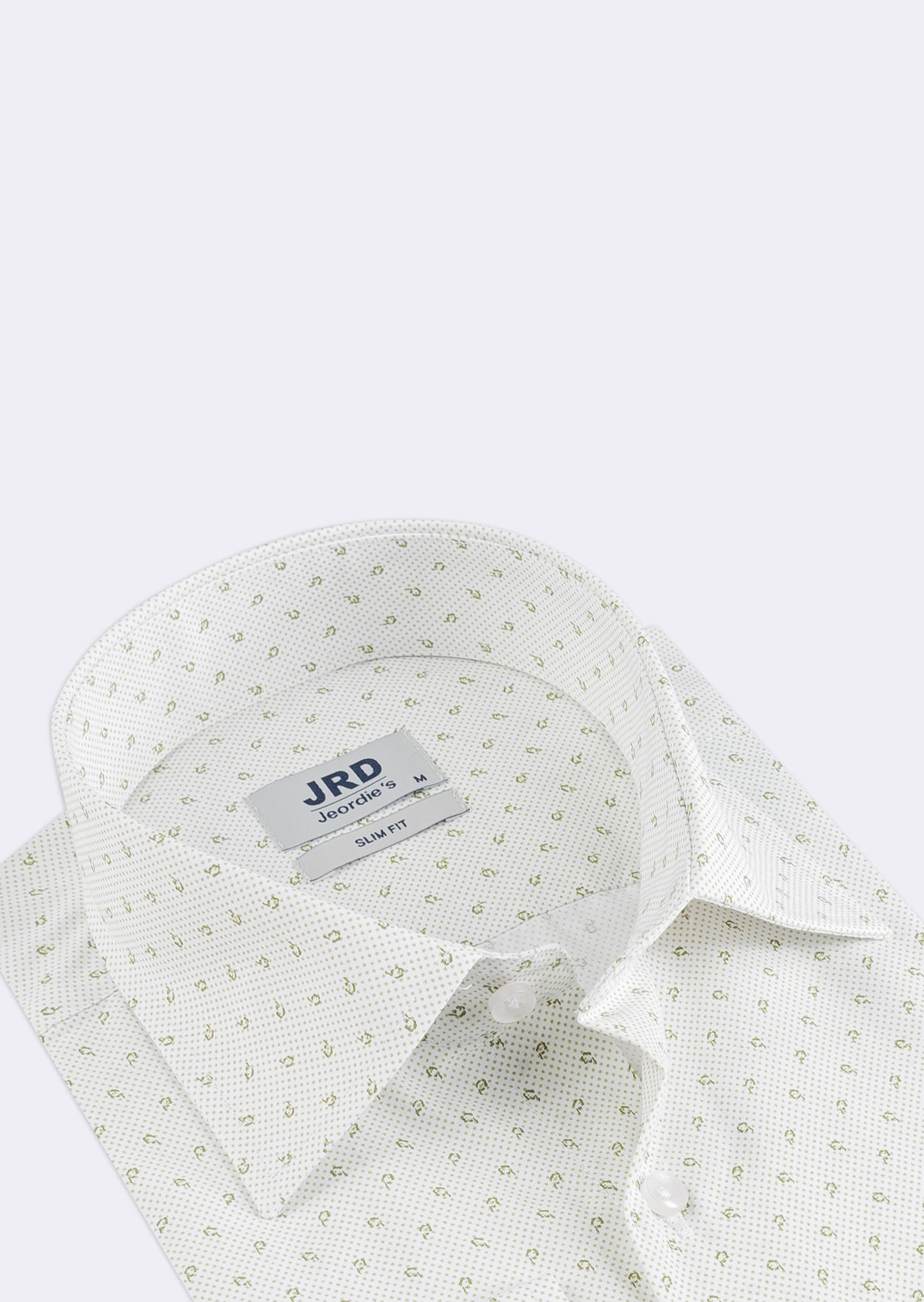White - Green Long Sleeve Shirt