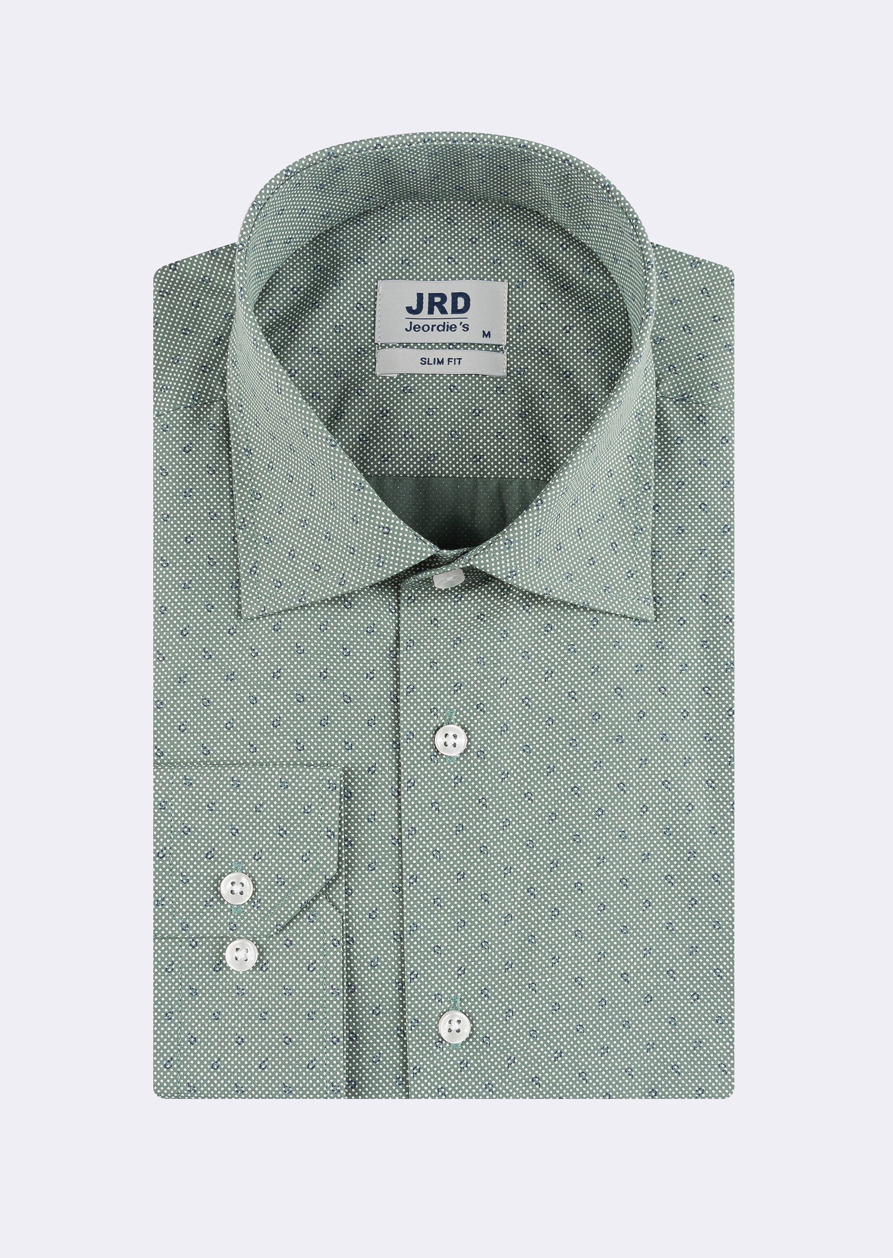 Green - Navy Long Sleeve Shirt