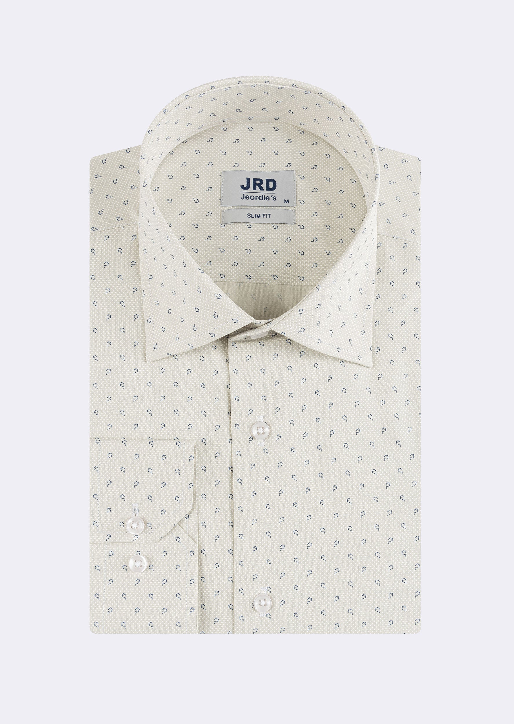 Grey - Navy Long Sleeve Shirt