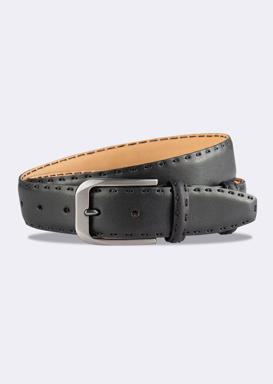 Black Leather Belt