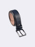 Navy Leather Belt