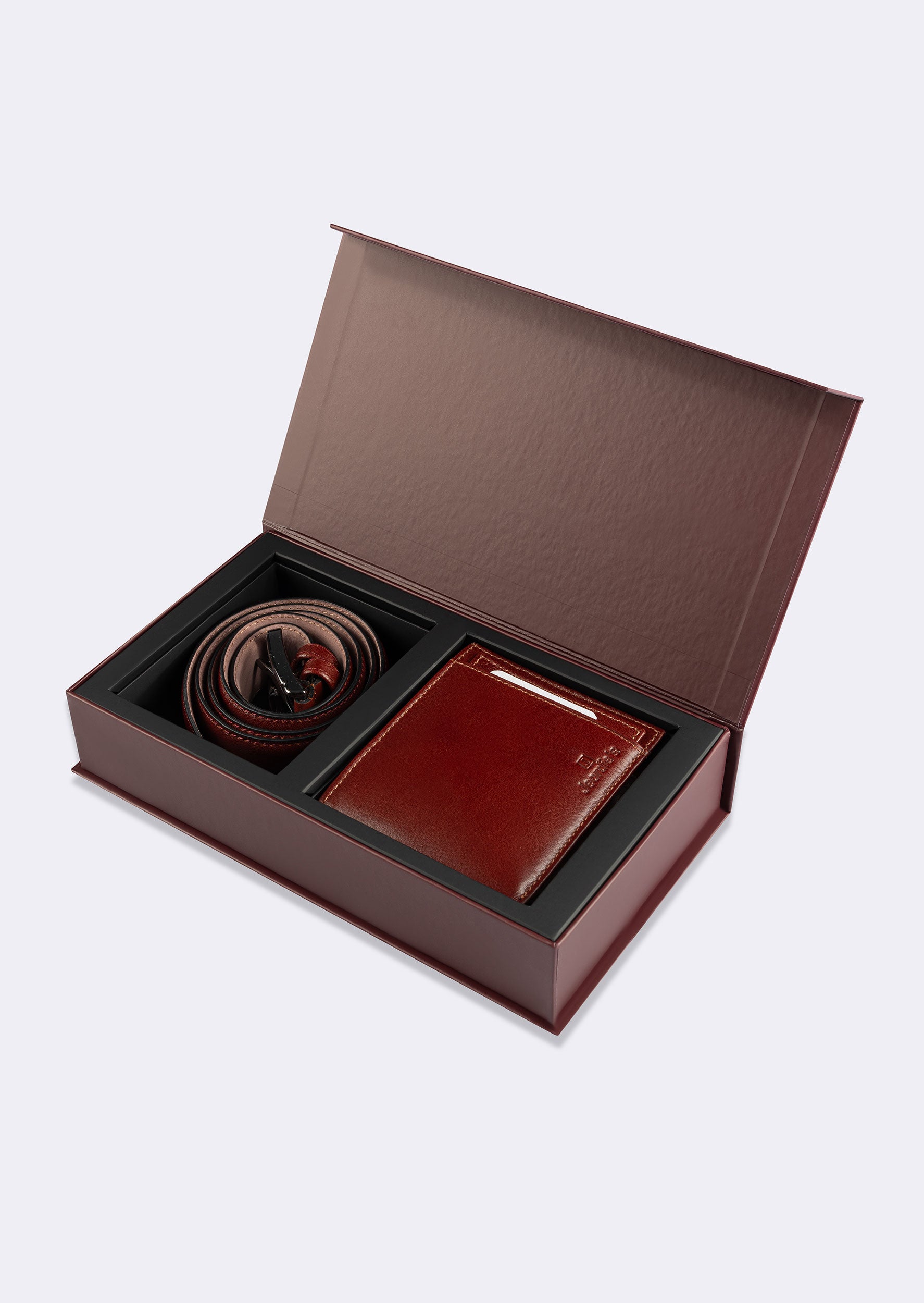Standard Fit Brick Wallet & Belt Set
