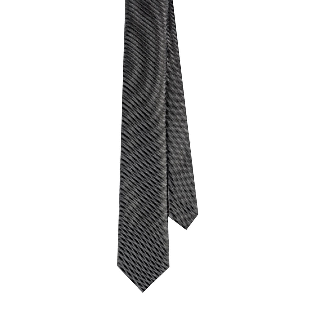 Black Patterned Tie