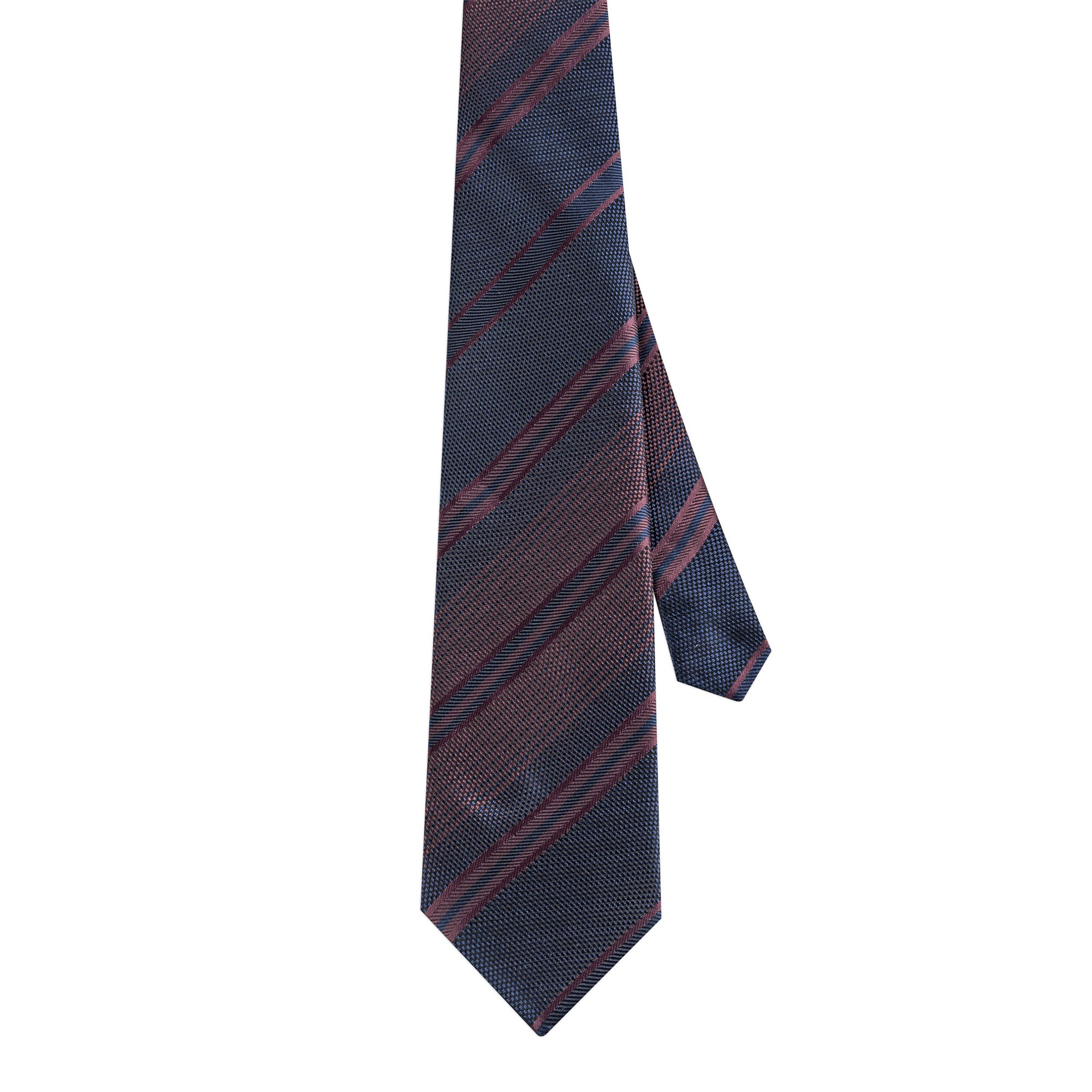 Standard Fit Burgundy Patterned Tie