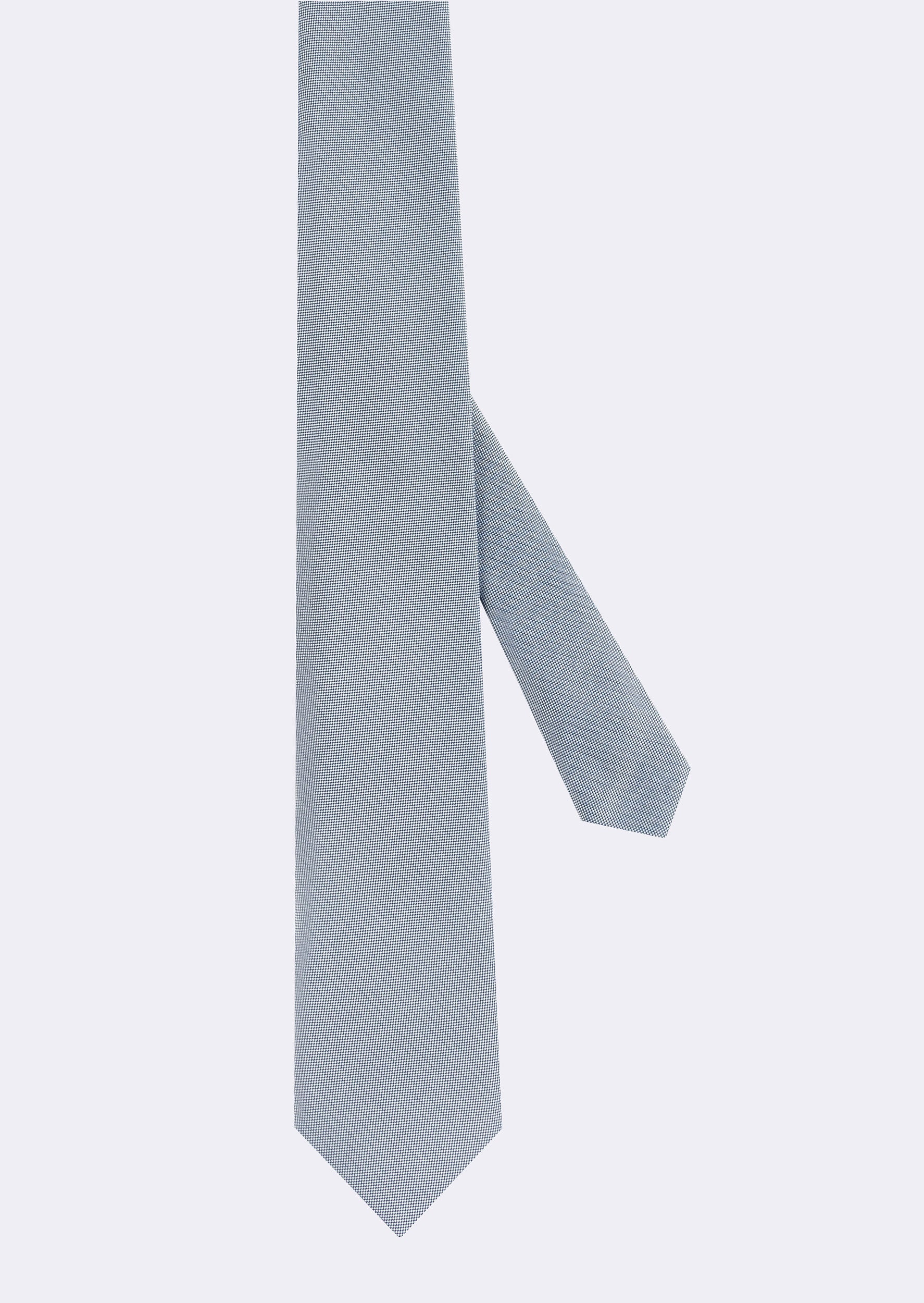 Standard Fit Navy Patterned Tie