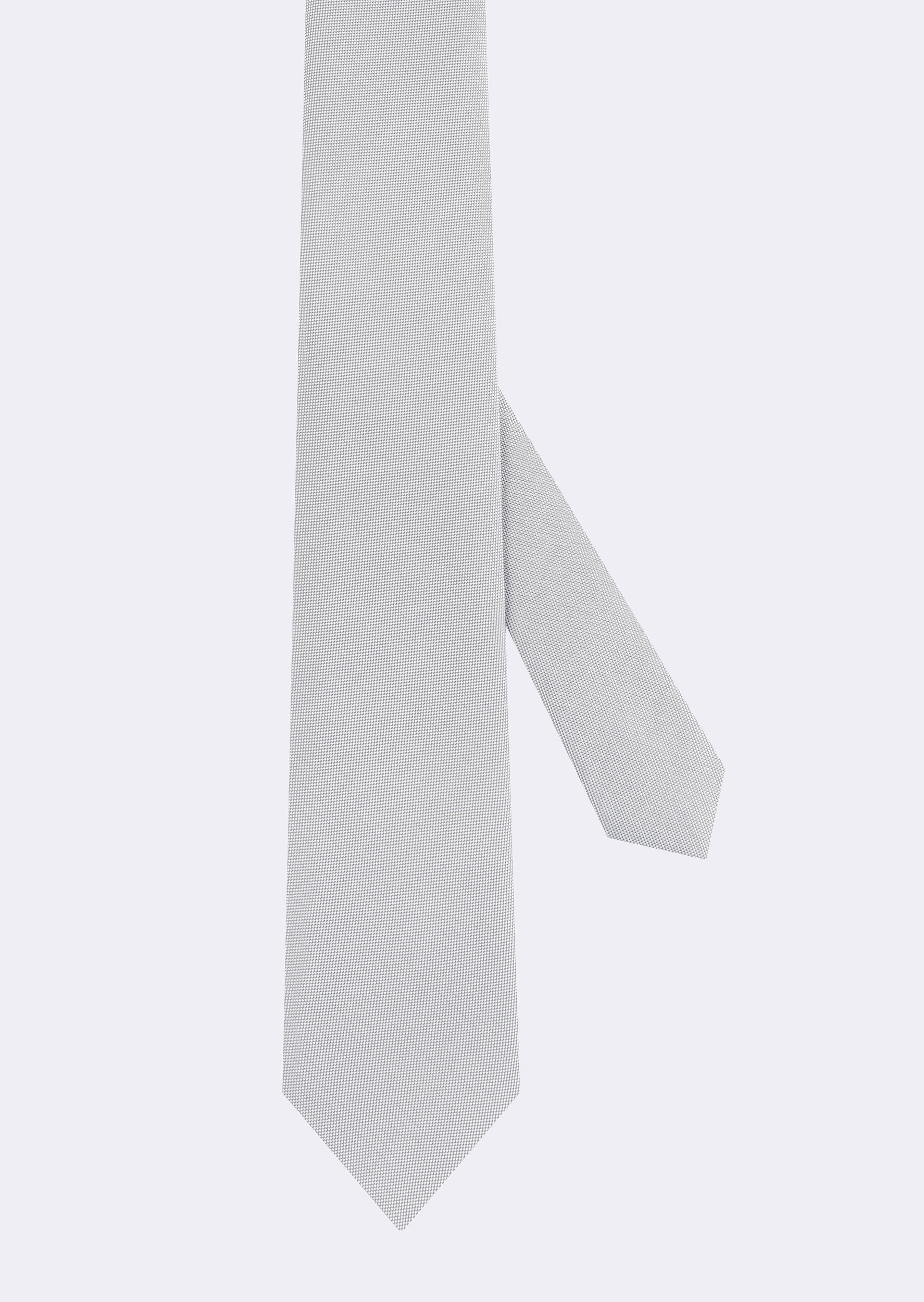 Standard Fit Light Grey Patterned Tie