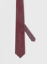 Standard Fit Burgundy Patterned Tie