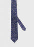 Standard Fit Purple Patterned Tie