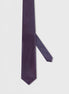Standard Fit Burgundy Patterned Tie