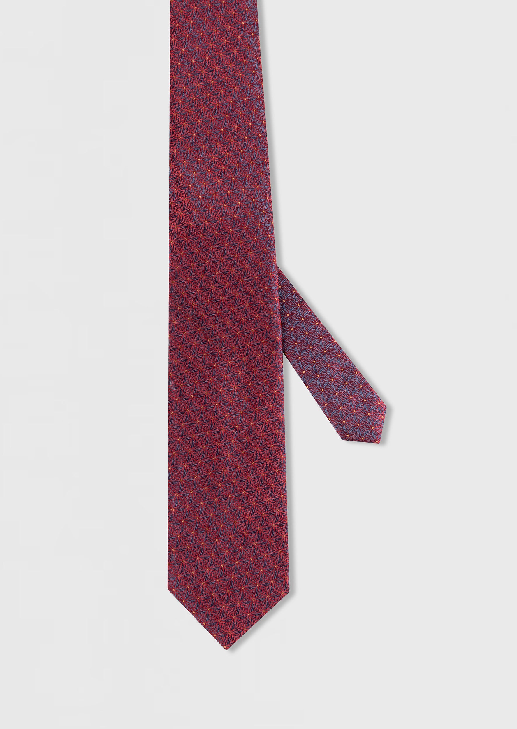 Standard Fit Light Burgundy Patterned Tie