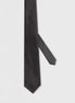 Standard Fit Black Patterned Tie