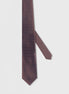 Standard Fit Brown Patterned Tie